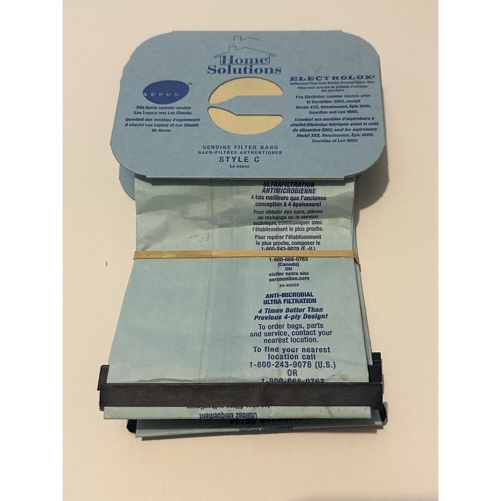 Electrolux Vacuum Cleaner Canister Bags, 10pack